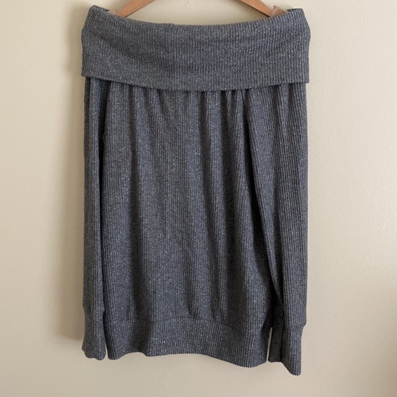 Elan Off Shoulder Ribbed Sweater - Picture 7 of 13